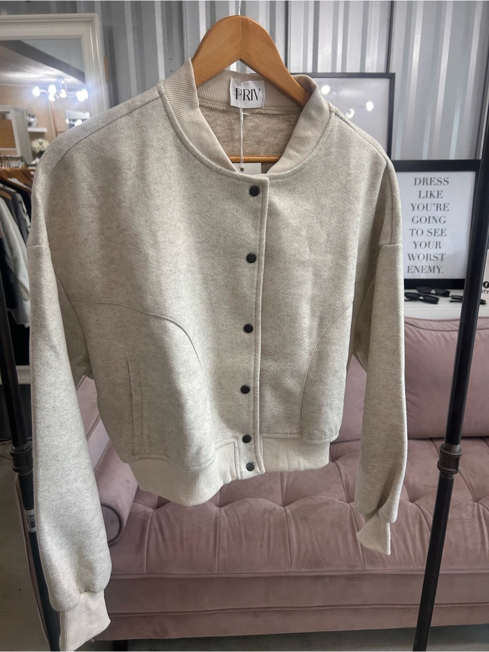 Priv - Bomber Jacket NWT Large
